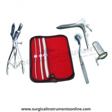 Hegar uterine dilator 3 pieces set,3-4, 7-8, 15-16, pinwheel, mathieu, grave large, collin large